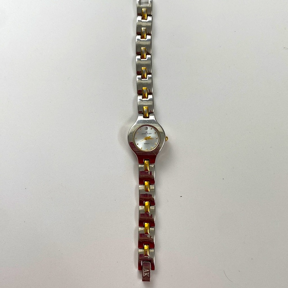 Ann Klein 2 toned watch